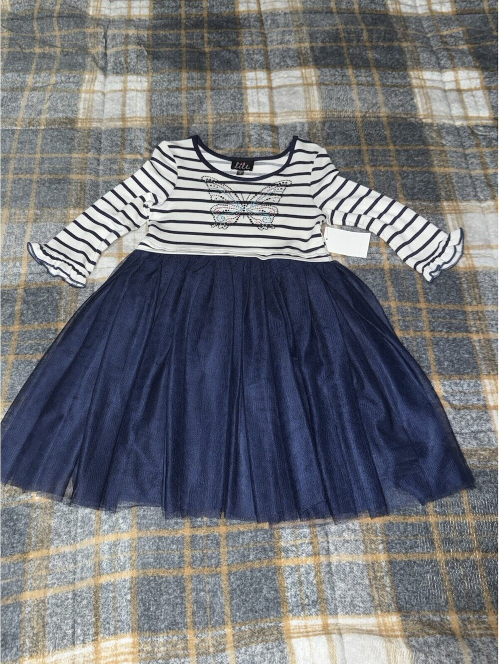 🩷 Lilt Size 6 Girls Butterfly Dress New Retail $46.00 Make Offer 🔥💜